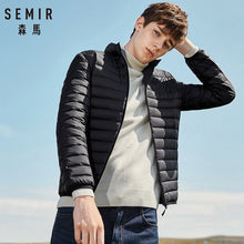 Load image into Gallery viewer, SEMIR 2019 Unten Jacke Männer Winter Portabilität Warme 90% Weiße Ente Unten Mit Kapuze Mann Mantel jaqueta masculino chaqueta hombre