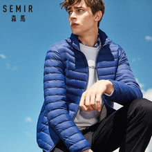 Load image into Gallery viewer, SEMIR 2019 Unten Jacke Männer Winter Portabilität Warme 90% Weiße Ente Unten Mit Kapuze Mann Mantel jaqueta masculino chaqueta hombre